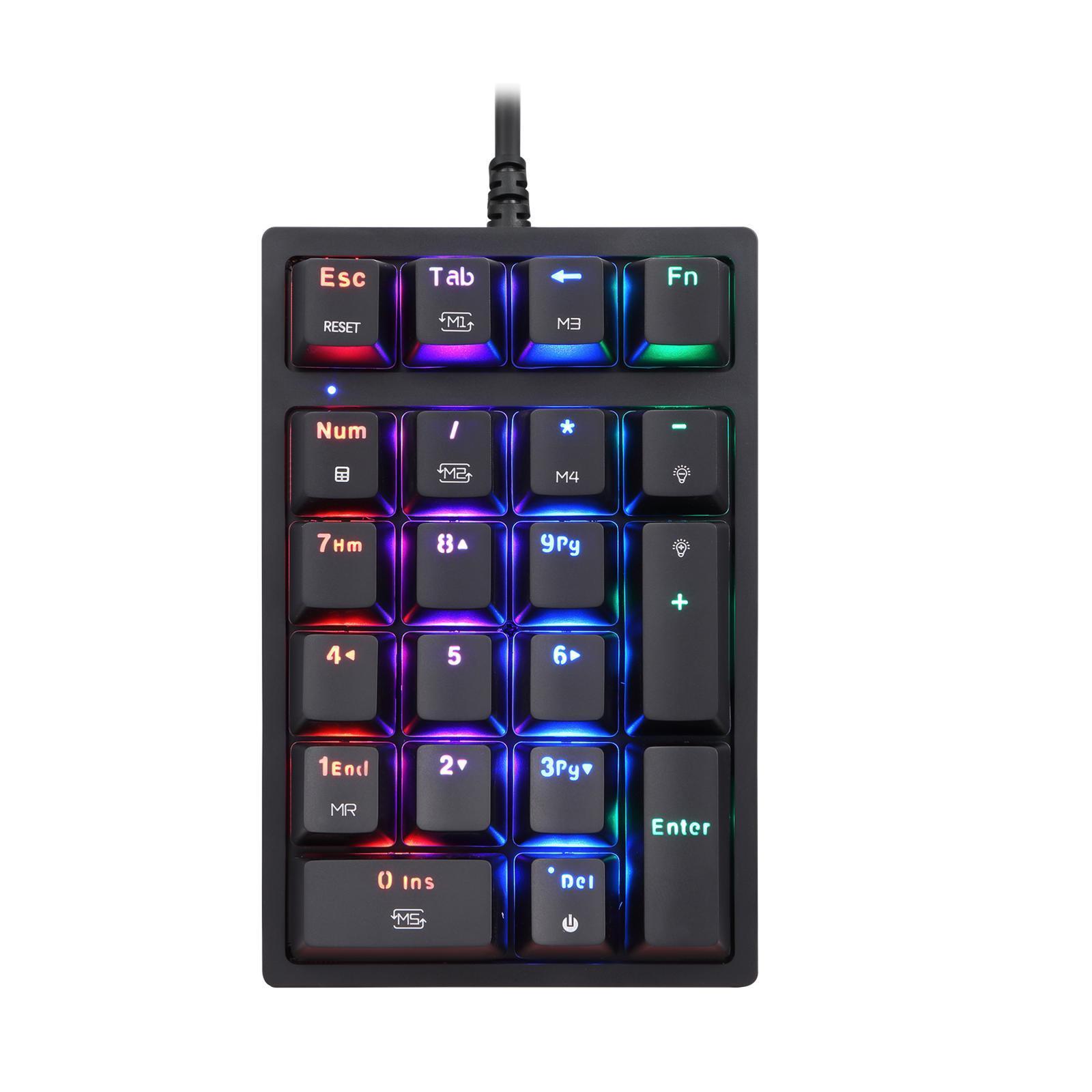 K24 Mini  21 Keys USB-C RGB Wired for Home Gaming Computer