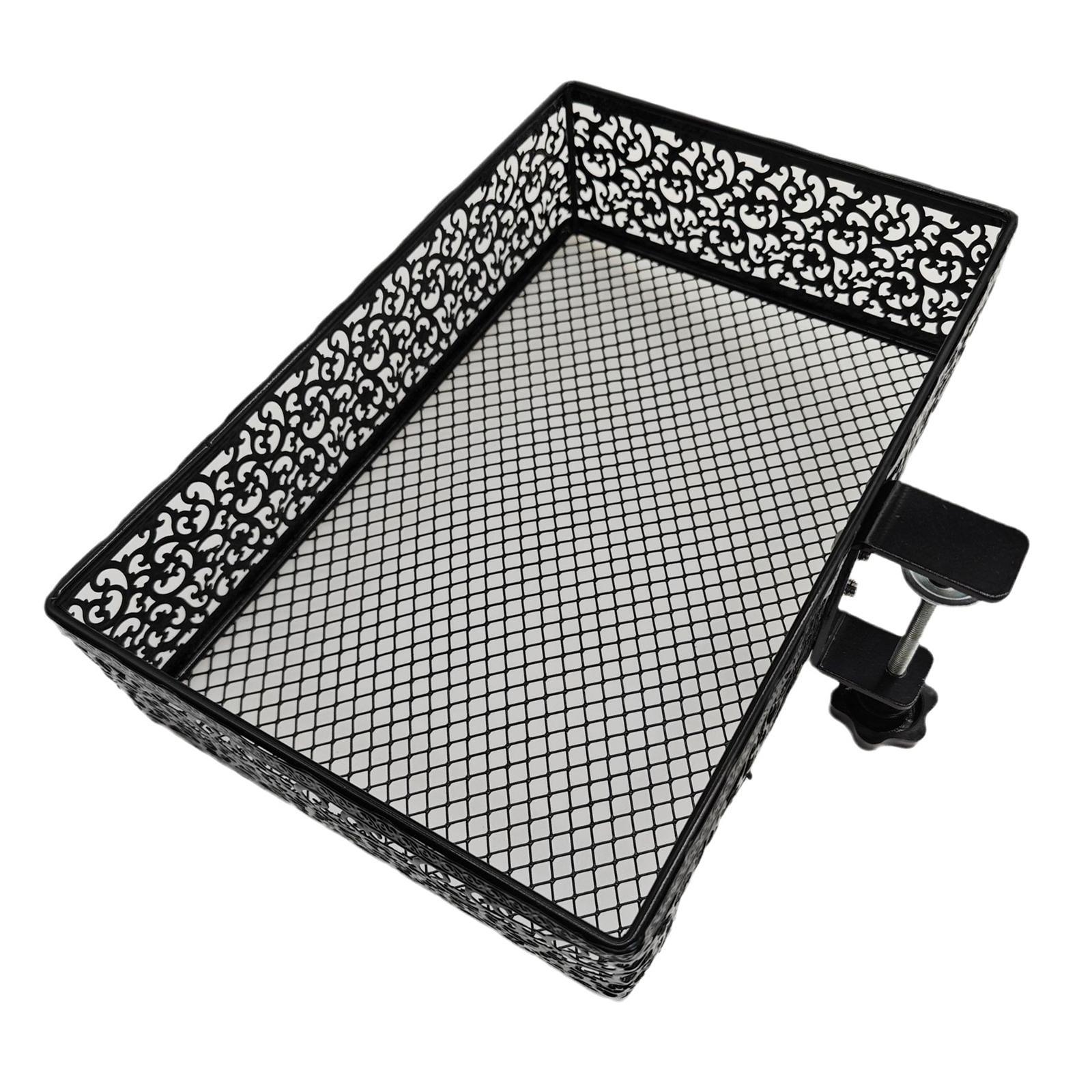 Under Desk Storage Desktop Drawer Basket Accessories Metal Rotatable Rack Swivel Desk Mount Tray Hidden Desktop Drawer Basket