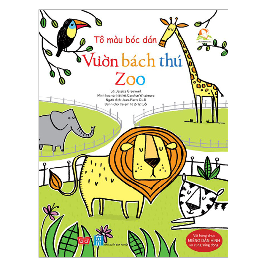 Tô Màu Bóc Dán - Vườn Bách Thú - Zoo