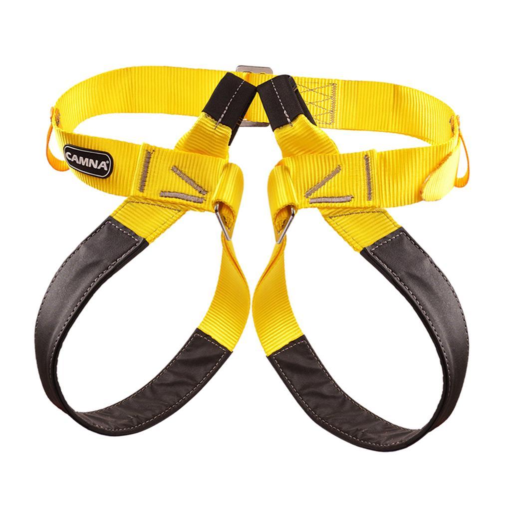 Outdoor Rock Climbing Caving Safety Harness Half Body Waist Leg Protect Belt
