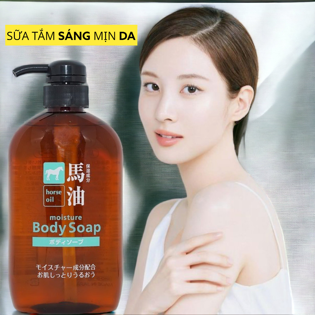 Sữa Tắm Cosme Station Horse Oil Body Soap Cấp Ẩm Dưỡng Trắng Da Từ Dầu Ngựa 600mL