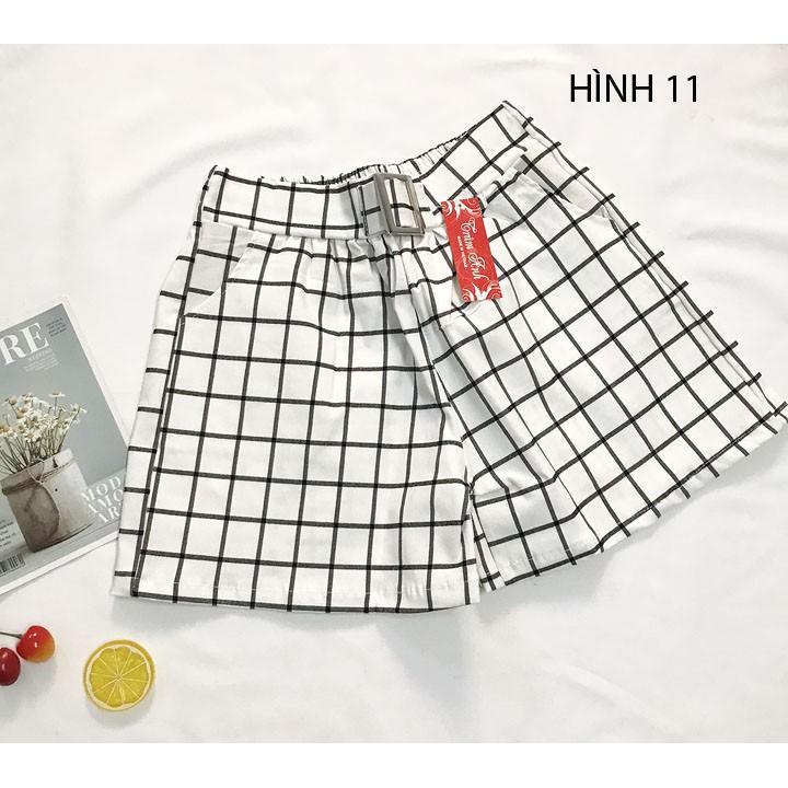 Quần đùi nữ freesize từ 45-50kg quần sọt nữ vải kaki thun - QU17