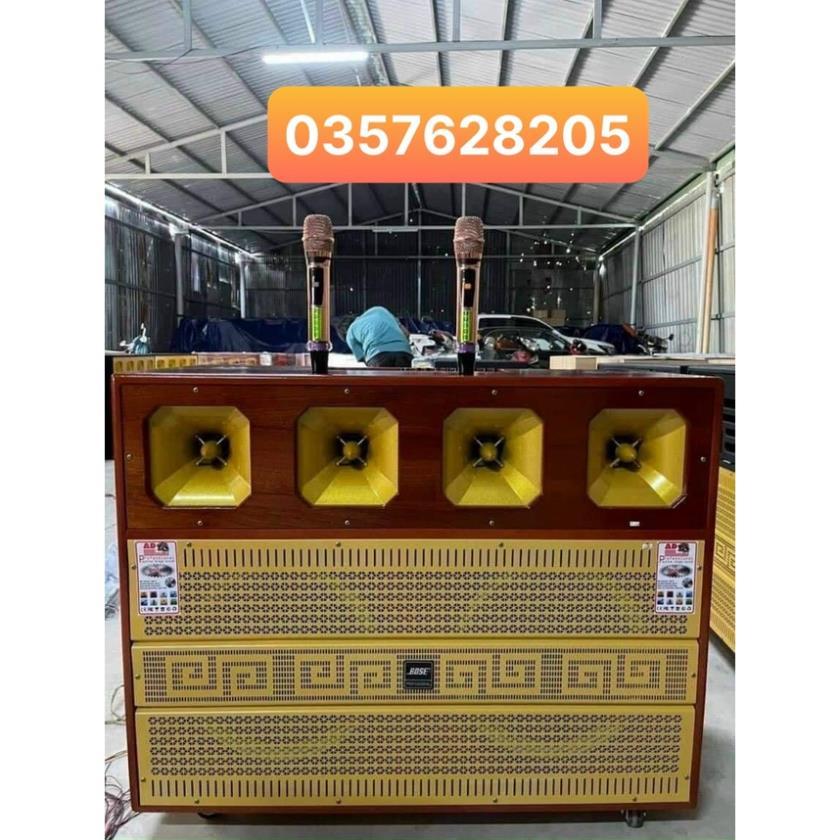 TẶNG PHỤ KIỆN ĐI KÈM, Loa Kéo 4 Tấc Đôi Reverb Coil 65 Công Suất Khủng, Chống Hú Tốt