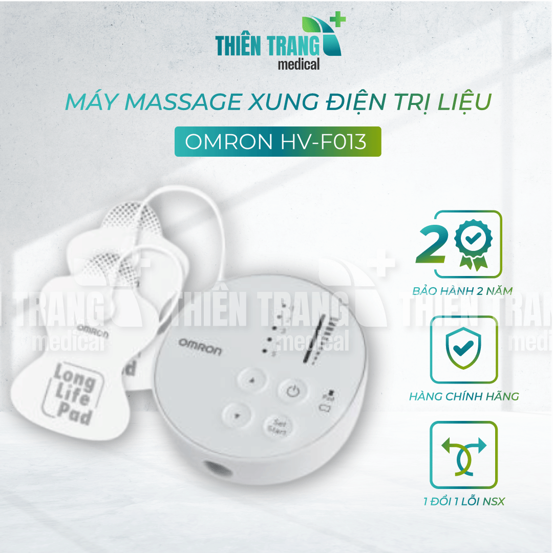 Máy Massage Xung Điện Trị Liệu OMRON HV-F013 Thiên Trang Medical