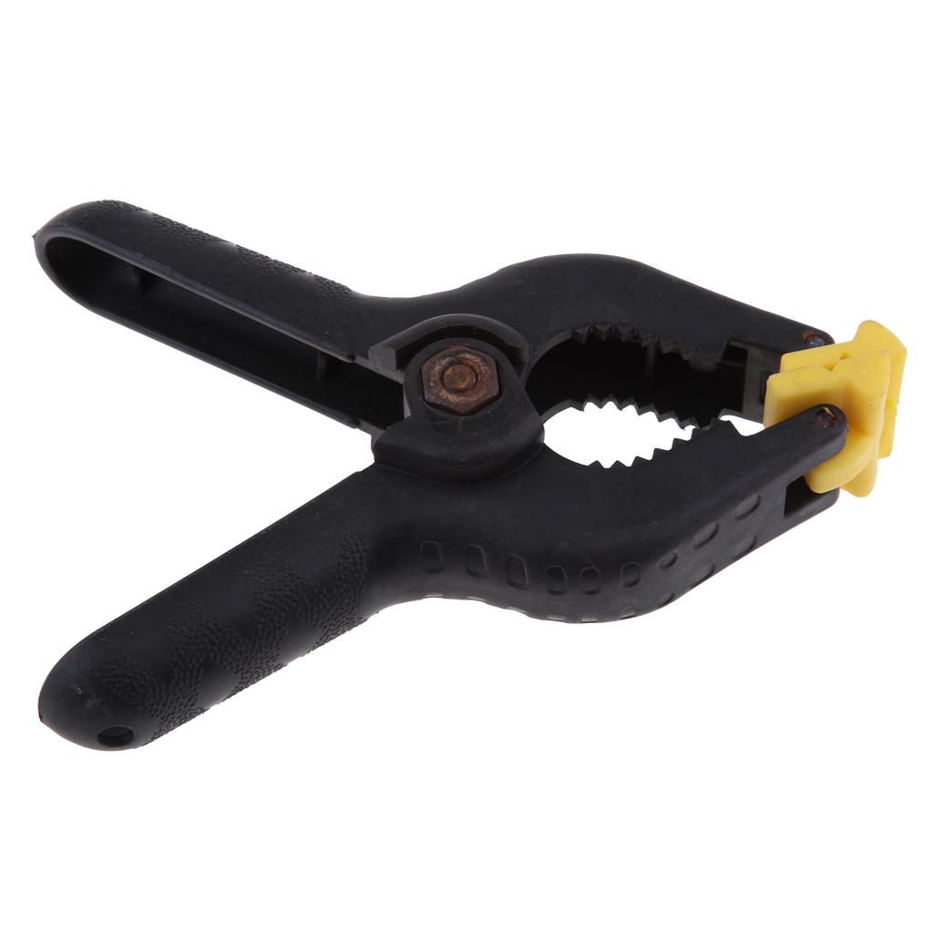 Wood Working Bar F Clamp Grip Ratchet Release Squeeze DIY Hand Gadget 6"