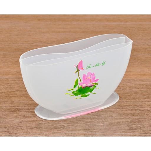 Khay nhúng bánh tráng 25 x 6 x 13 cm Tô Nhúng 3 ngăn Bánh Tráng 3 Ngăn Loại lớn Prota
