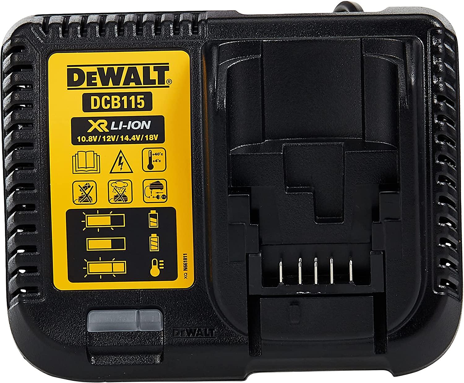 BỘ SẠC PIN 10.8-18V DEWALT DCB115-KR- HÀNG CHÍNH HÃNG