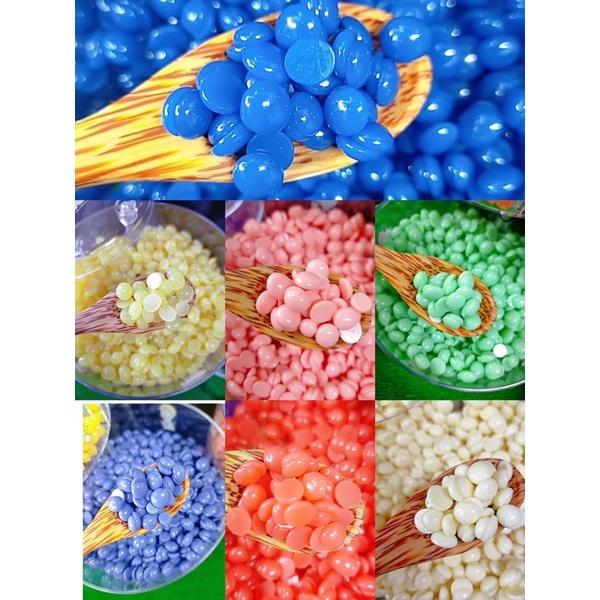 Combo 100gr Sáp Wax Lông Hard Beans + Mỡ Trăn tặng Que Phết Sáp