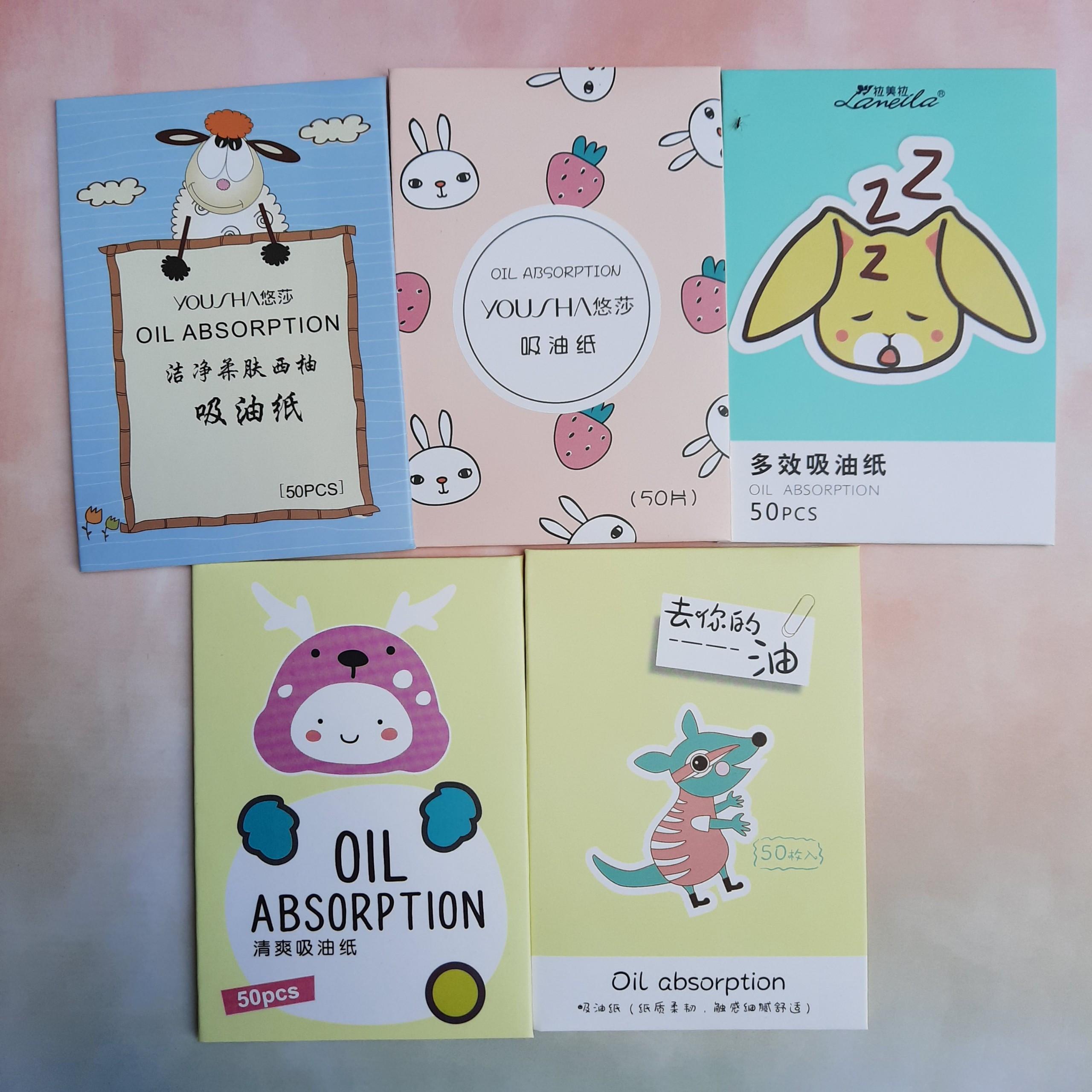 Combo 5 Bịch Giấy Thấm Dầu - Mẫu Ngẫu Nhiên