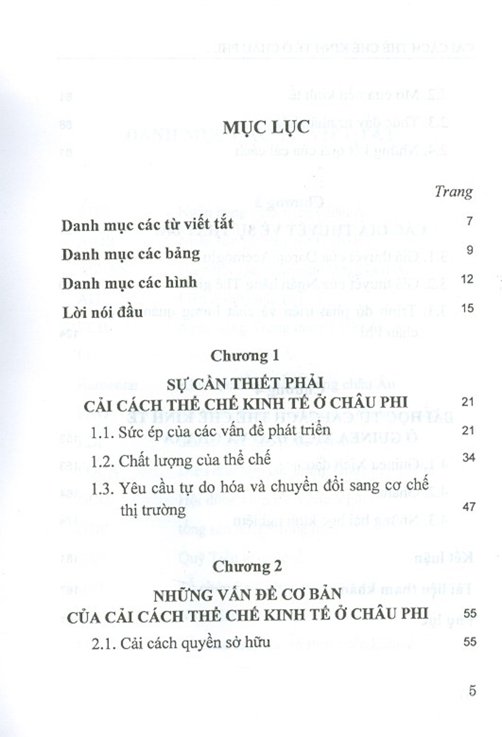 Cải Cách Thể Chế Kinh Tế Ở Châu Phi - Những Nguyên Nhân Thất Bại (Sách Chuyên Khảo)