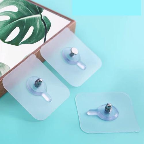 Miếng Dán Tường Kèm Ốc Vít, Móc Dán Cường Lực Giúp Gắn Giá Kệ Không Cần Khoan Tường Siêu Tiện Lợi 88314