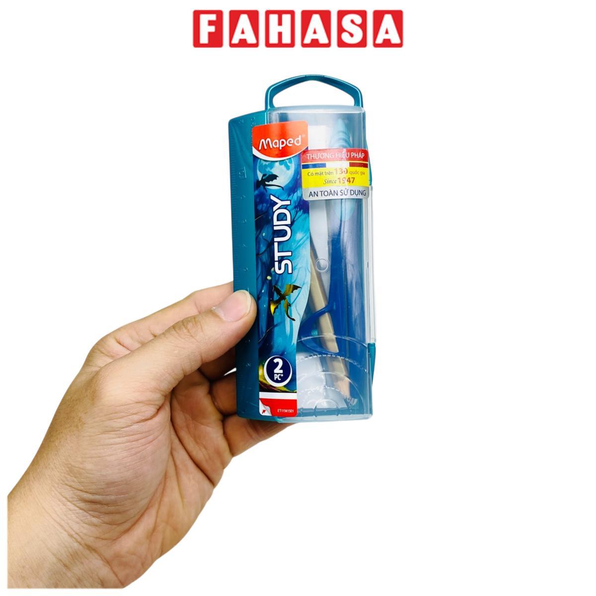 Compa Kim Loại Họa Tiết Rồng - Bút Chì Gỗ - Maped ET11941501