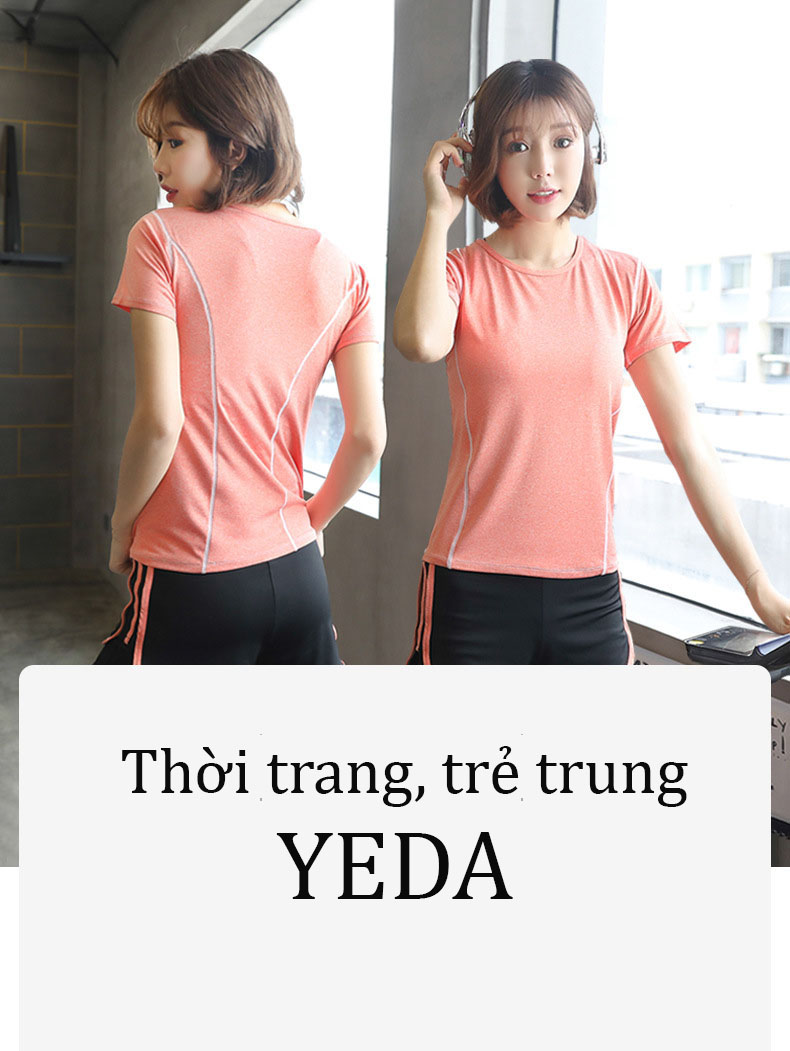 Bộ quần áo thể thao, tập gym, yoga, đồ chạy bộ chất vải thoáng khí cao cấp mã TJ0