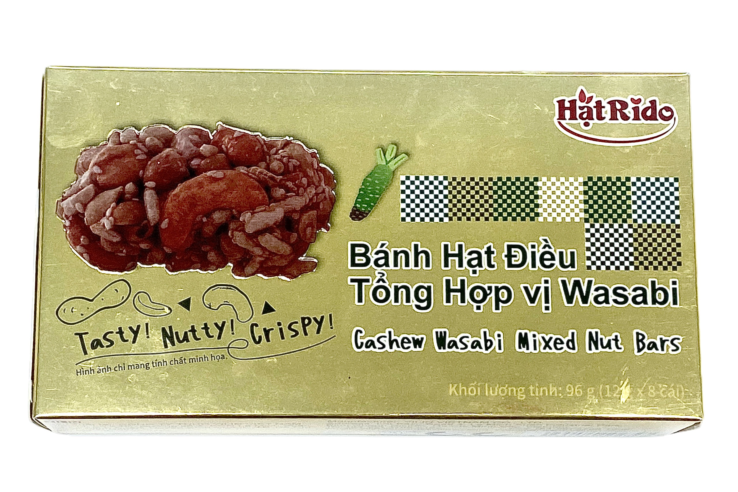 BÁNH DINH DƯỠNG HẠT ĐIỀU VỊ WASABI