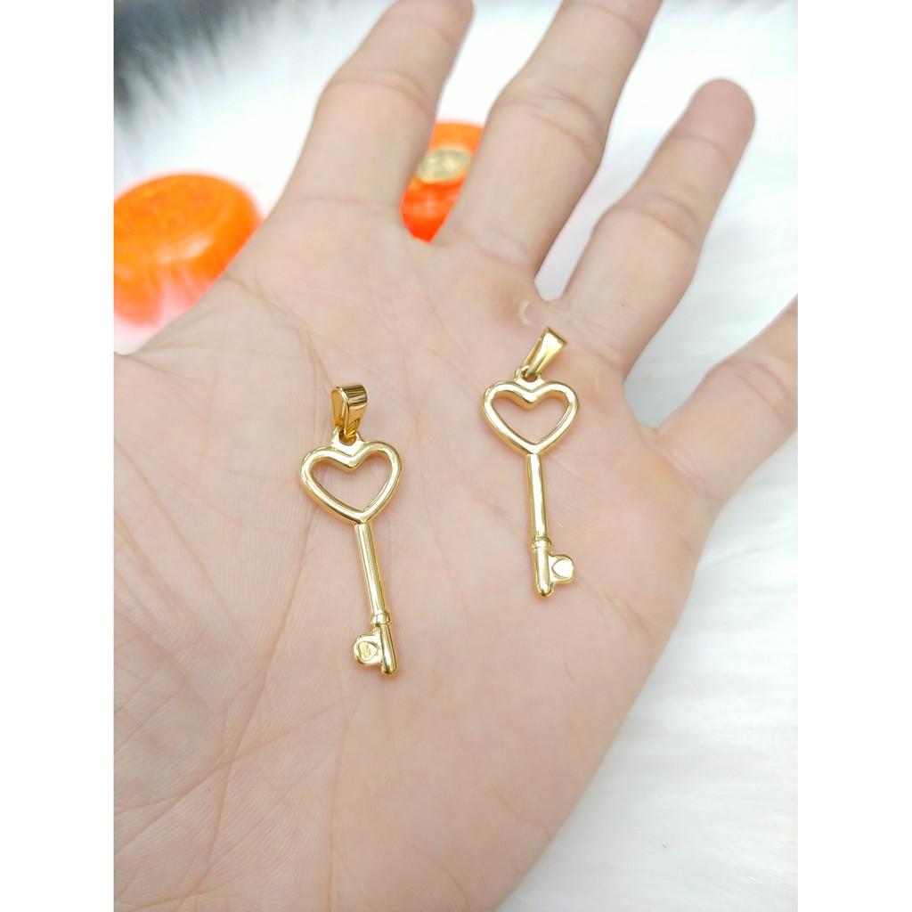 Mặt tượng Chiếc Chìa Khóa titanium cao cấp-Dùng lâu dài tắm rửa không đen