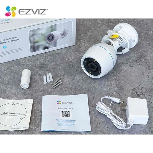 Camera ngoài trời EZVIZ H3c 2MP 1080P - Camera Wifi thông minh - Hàng Chính Hãng