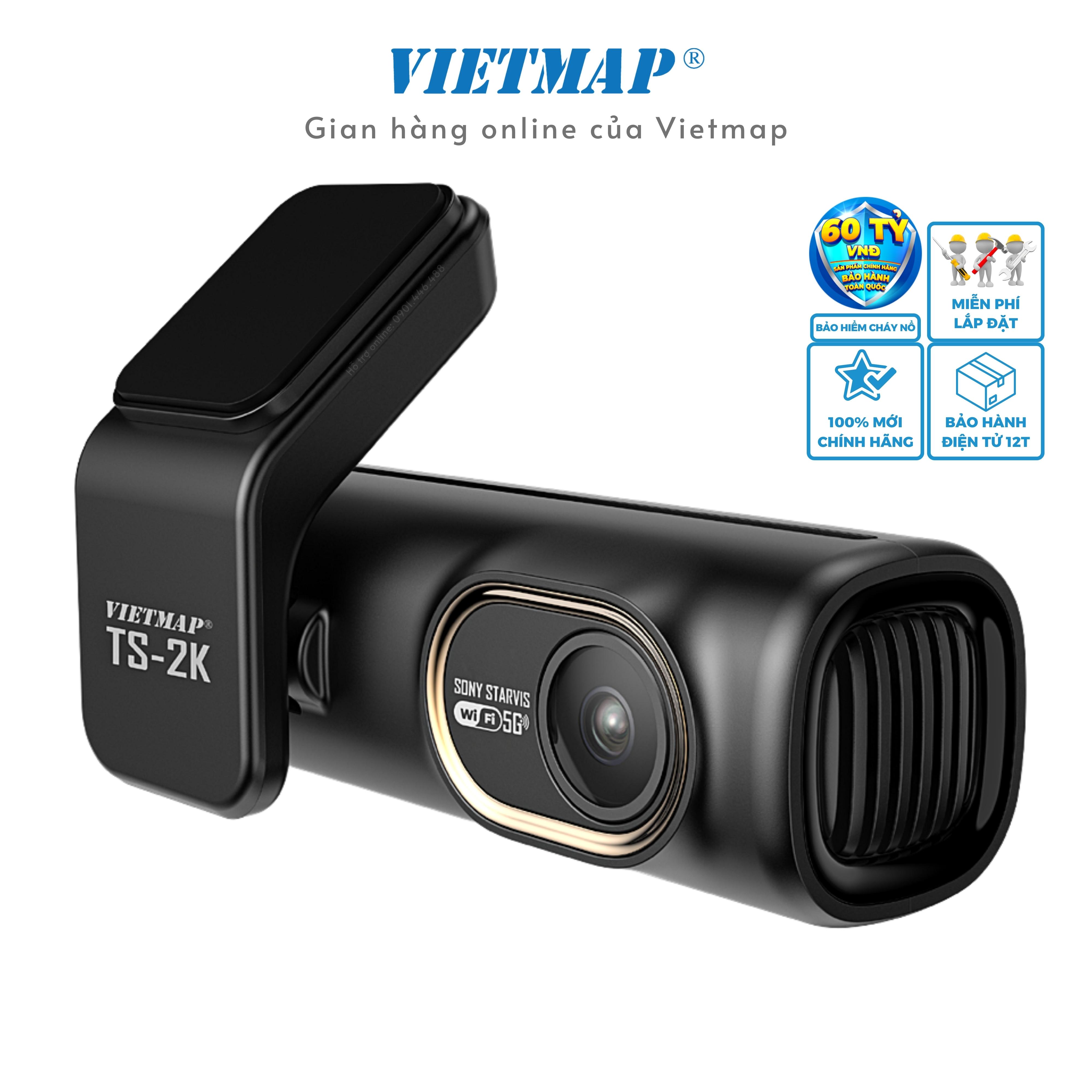 Vietmap TS-2K - Camera hành trình Cảnh báo biển báo dành cho ô tô / Camera giao thông bằng giọng nói - Hàng Chính Hãng