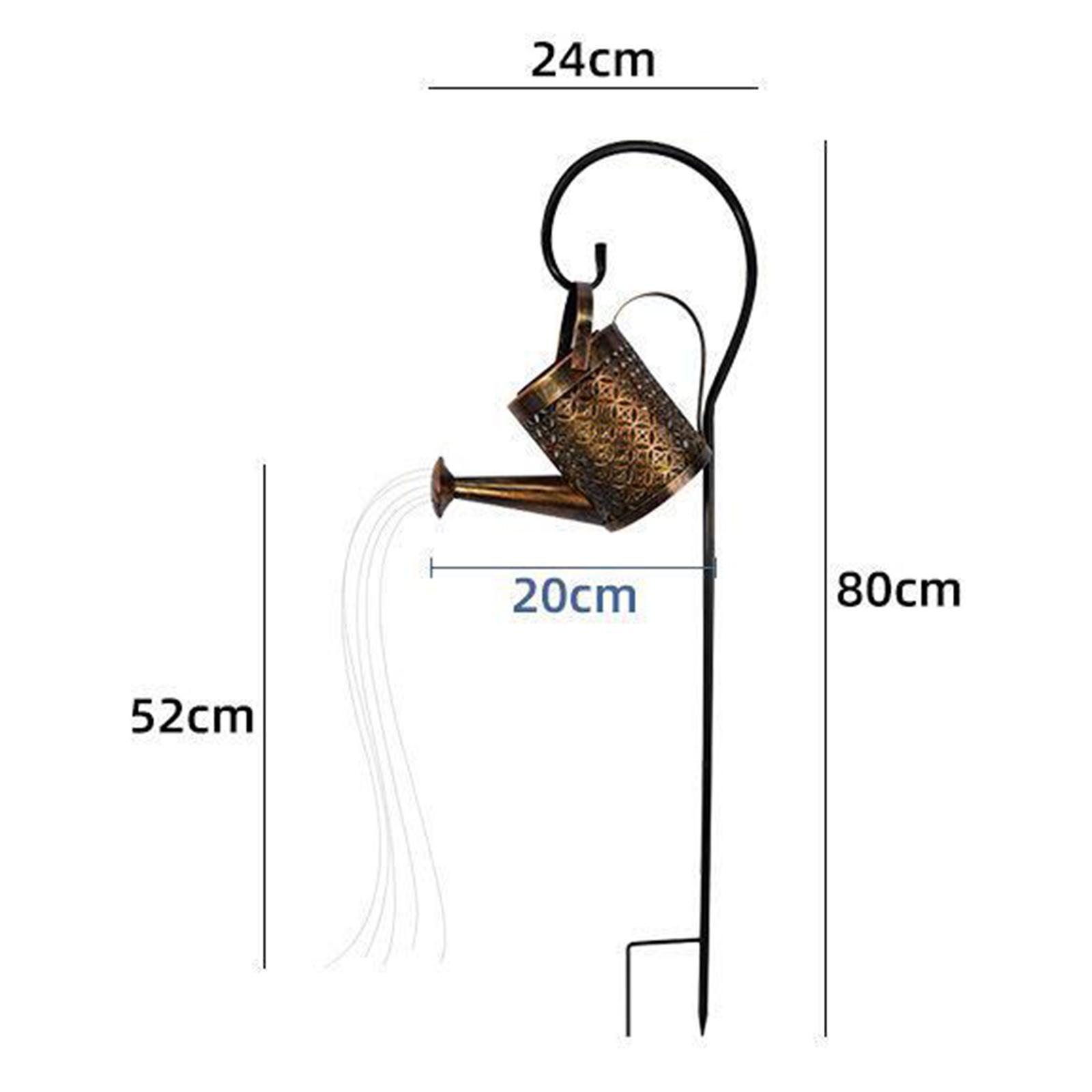 Garden Stake Decorative Lights, Solar Powered Solar Watering Can Lights Yard Decoration, Colorful Solar Ground Lights for Patio Lawn Yard Walkway