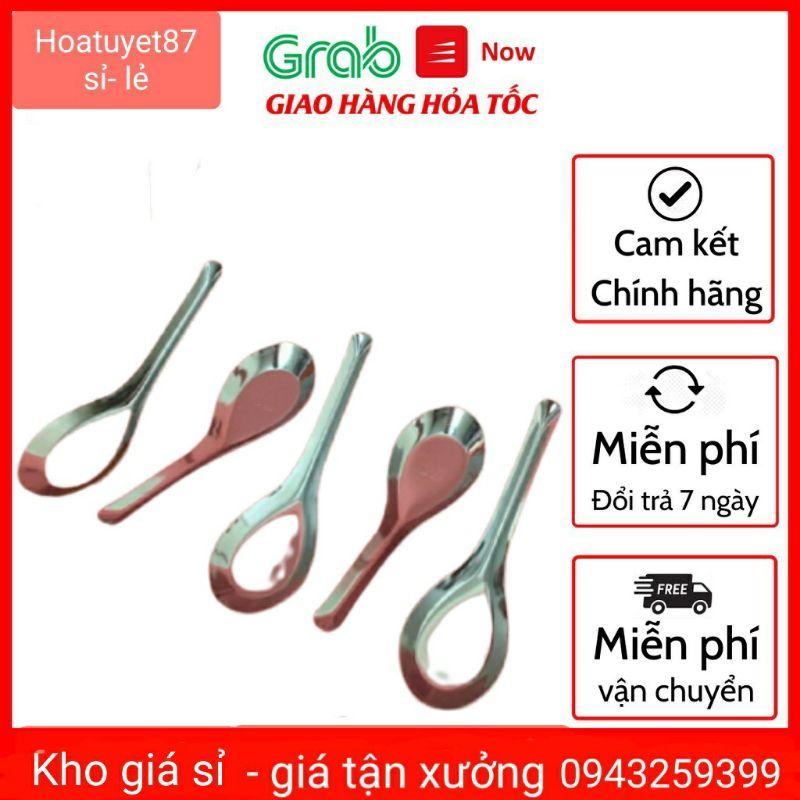 Thìa phở súp 304 cán dài hàng nhập khẩu