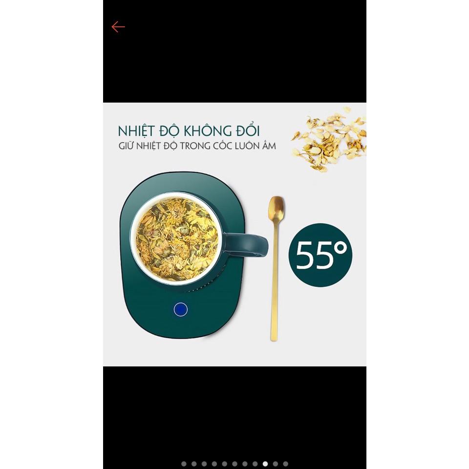 Cốc hầm, cốc chưng yến lucky ,đa năng ,kèm đế và thìa mạ vàng cao cấp
