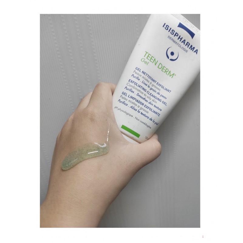 Sữa rửa mặt, giảm nhờn, ngừa mụn TEEN DERM GEL ISIS PHARMA