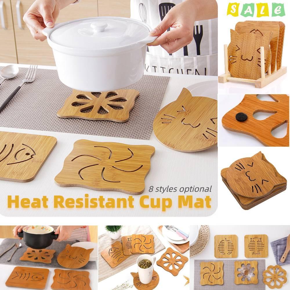 Ván gỗ dày cách nhiệt hiệu quả chống trơn trượt hình hoạt hình dễ thương cho nhà bếp