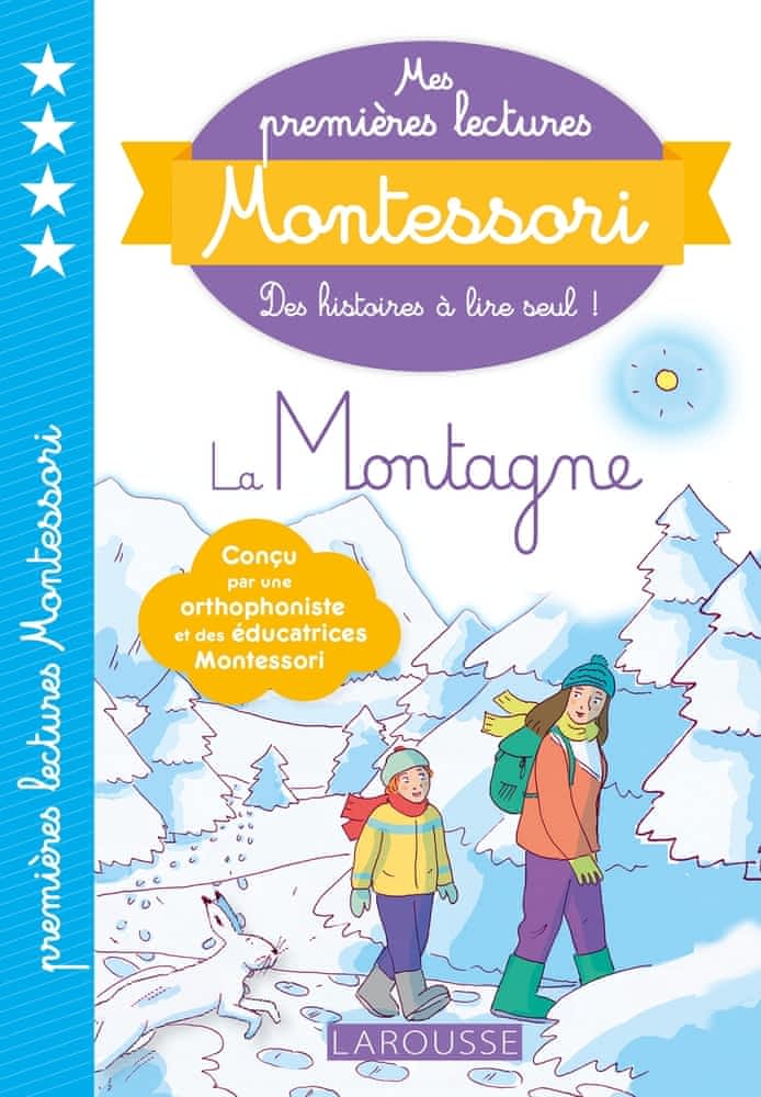 Sách tập đọc  tiếng Pháp - Mes Premieres Lectures Montessori Niveau 4, La Montagne