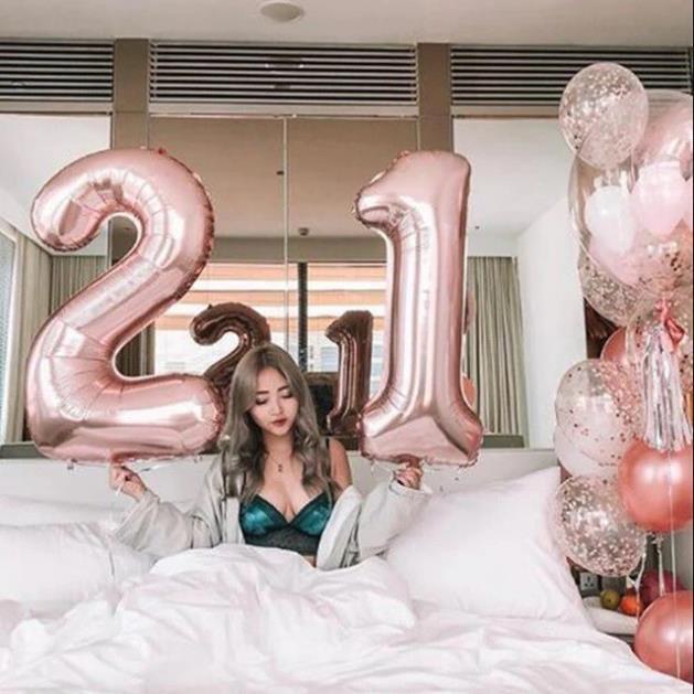 Bóng Số Sinh Nhật Cỡ Lớn 70cm