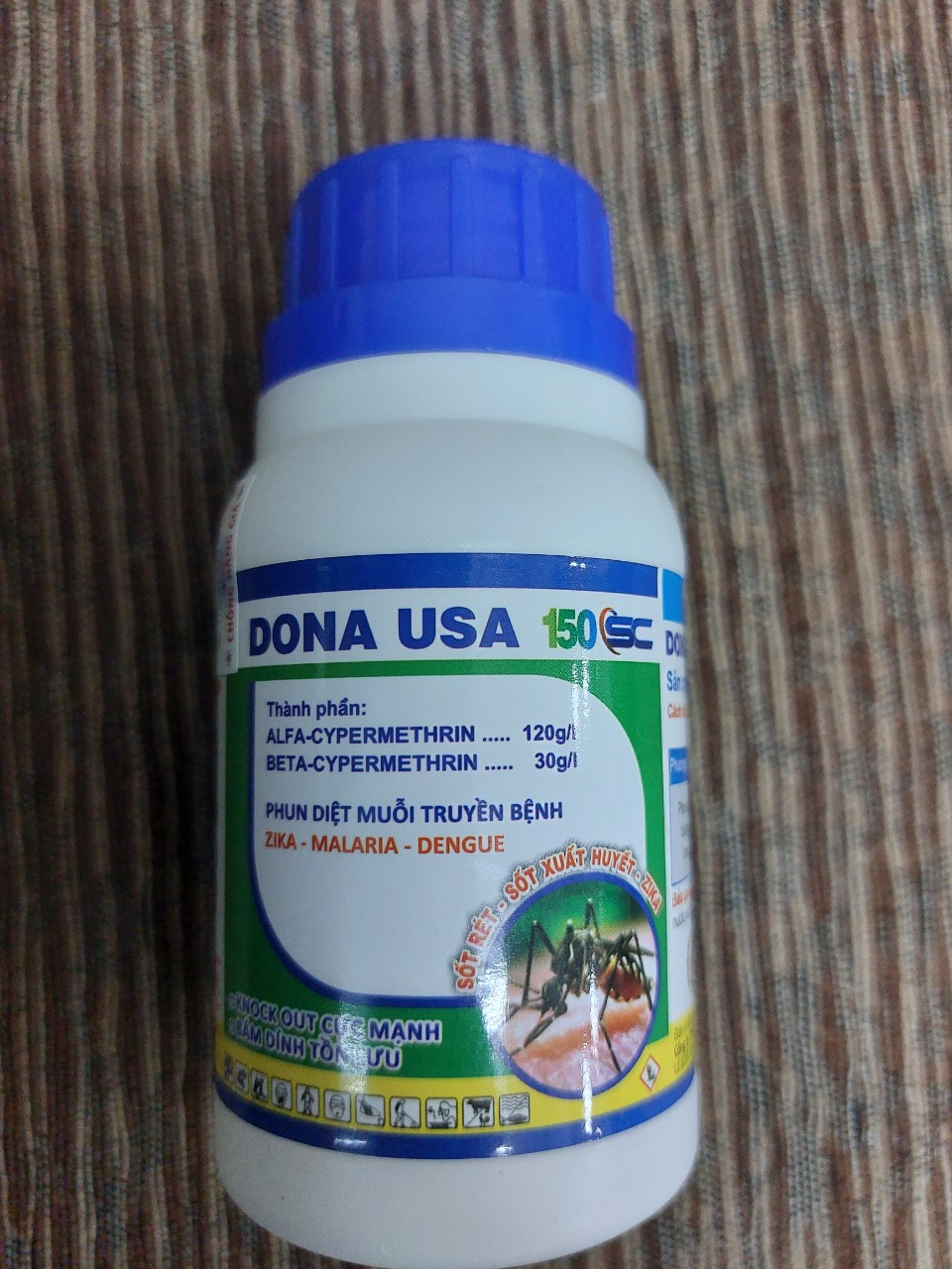 Thuốc phun muỗi, côn trùng tồn lưu DONA 150SC- chai 100ml