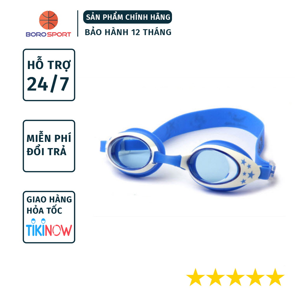 Kính Bơi Cho Trẻ Em Chuyên Dụng YESURE CLEACCO cao cấp chống tia UV , chất liệu ABS thân thiện với trẻ em, mặt kính trong , giúp quan sát tốt khi bơi  - Màu xanh trắng