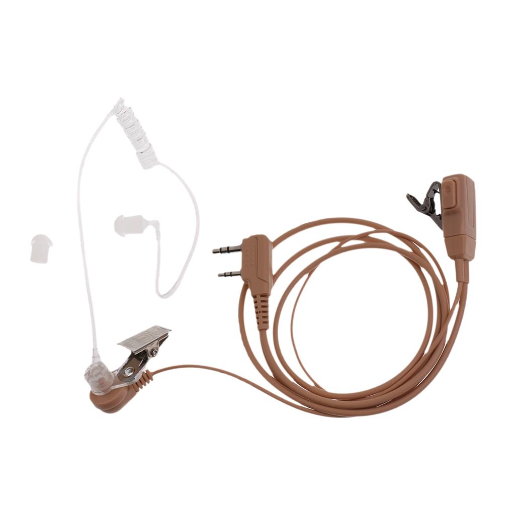 2- Acoustic Tube Earpiece with Microphone For