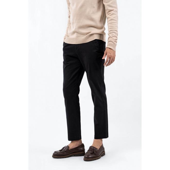 QUẦN KAKI NAM TWILL TRƠN FORM SLIM CROP - 10F22PCA023 | LASTORE MENSWEAR