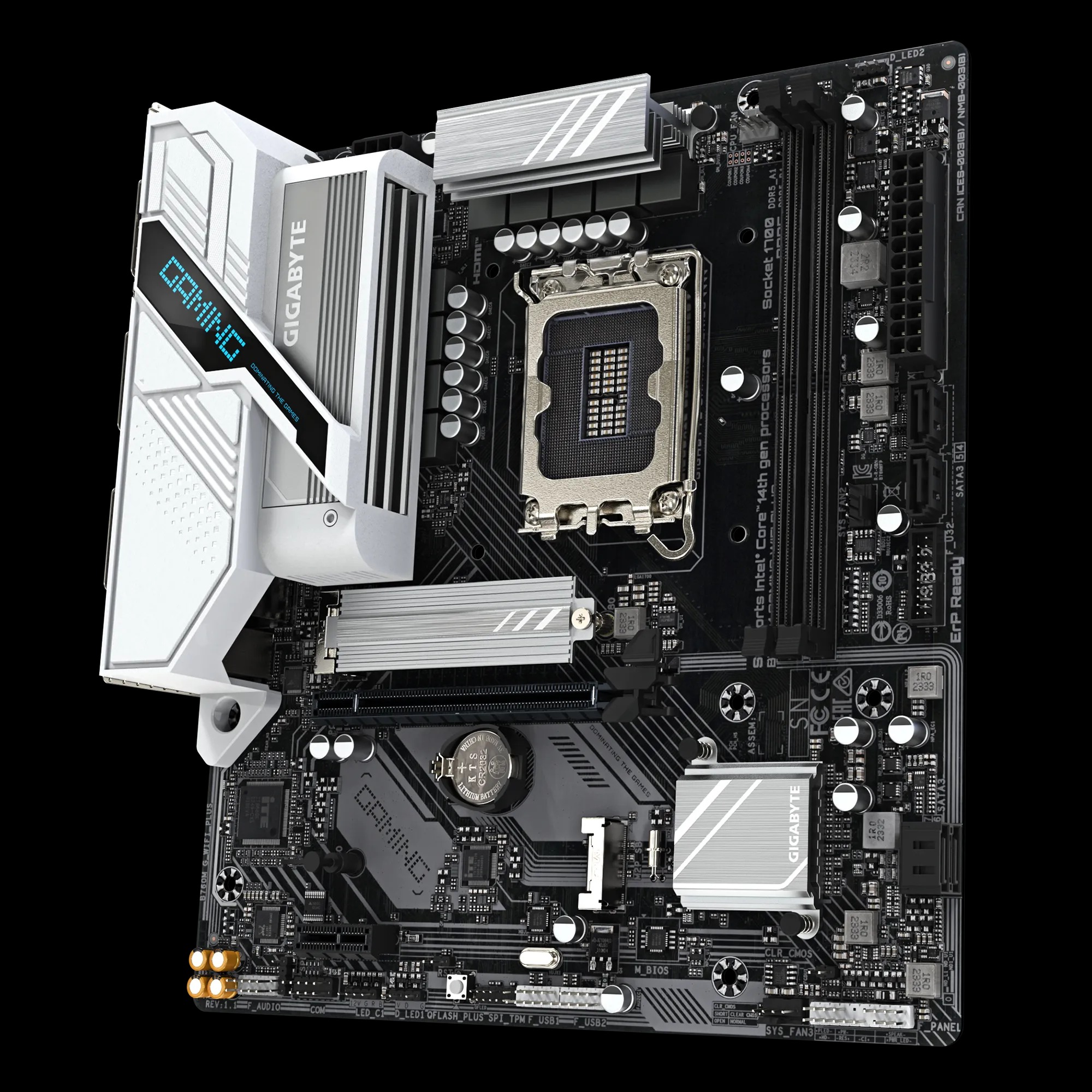 Mainboard Gigabyte B760M G WIFI PLUS Socket LGA1700 - Hàng Chính Hãng