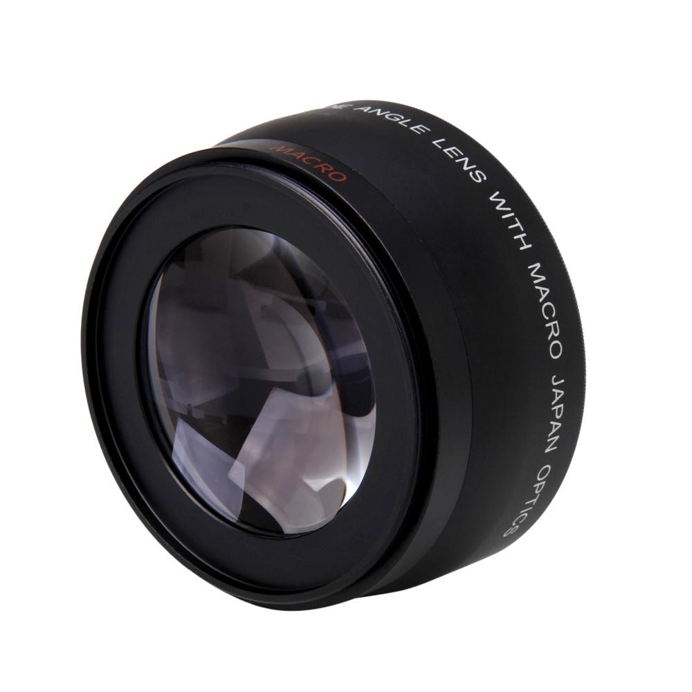 Ống kính góc rộng HD 52MM 0,45x, ống kính macro cho máy ảnh DSLR Canon Nikon Sony Pentax 52MM