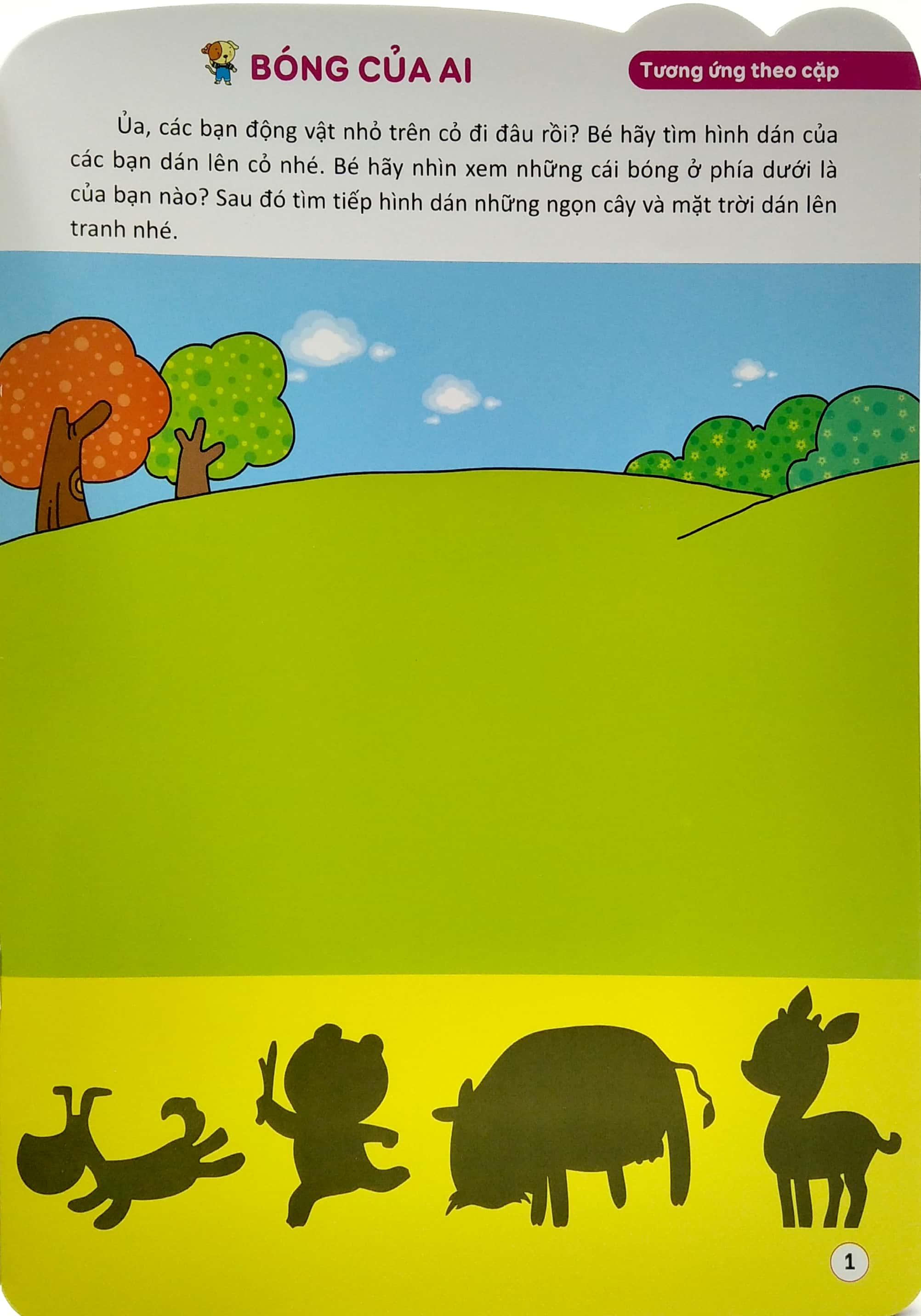 Sách Bóc Dán Hình Thông Minh Phát Triển Khả Năng Tư Duy Toán Học - 168 Sticker (Quyển 6)