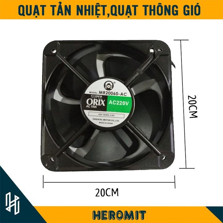 Quạt gió/ quạt tản nhiệt 220V 20x20cm