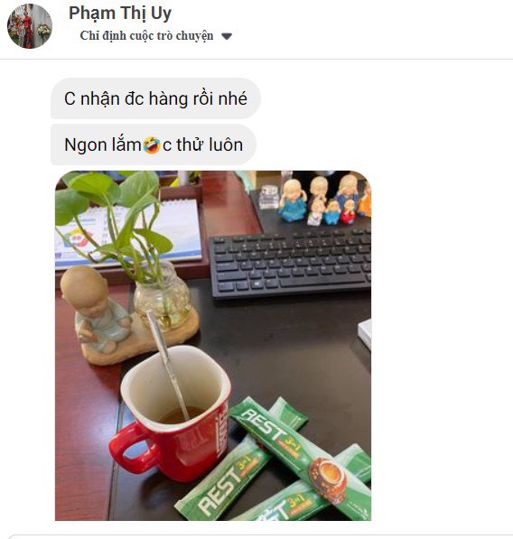 <Hộp 18 gói> Đậm Vị Cà Phê Sữa REST 3iN1 EVEREST COFFEES. Tiêu Chuẩn FDA Hoa Kỳ. Xuất Khẩu Quốc Tế