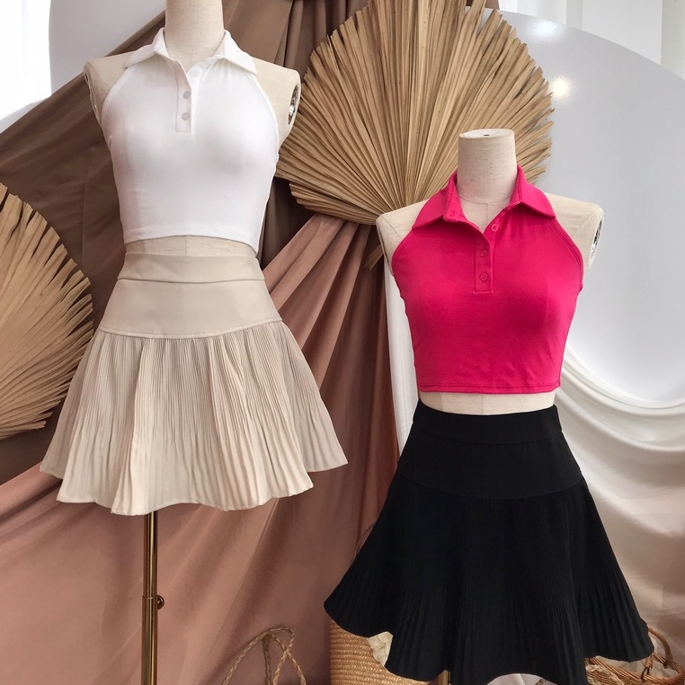 Chân váy tennis dập li nhỏ form xòe