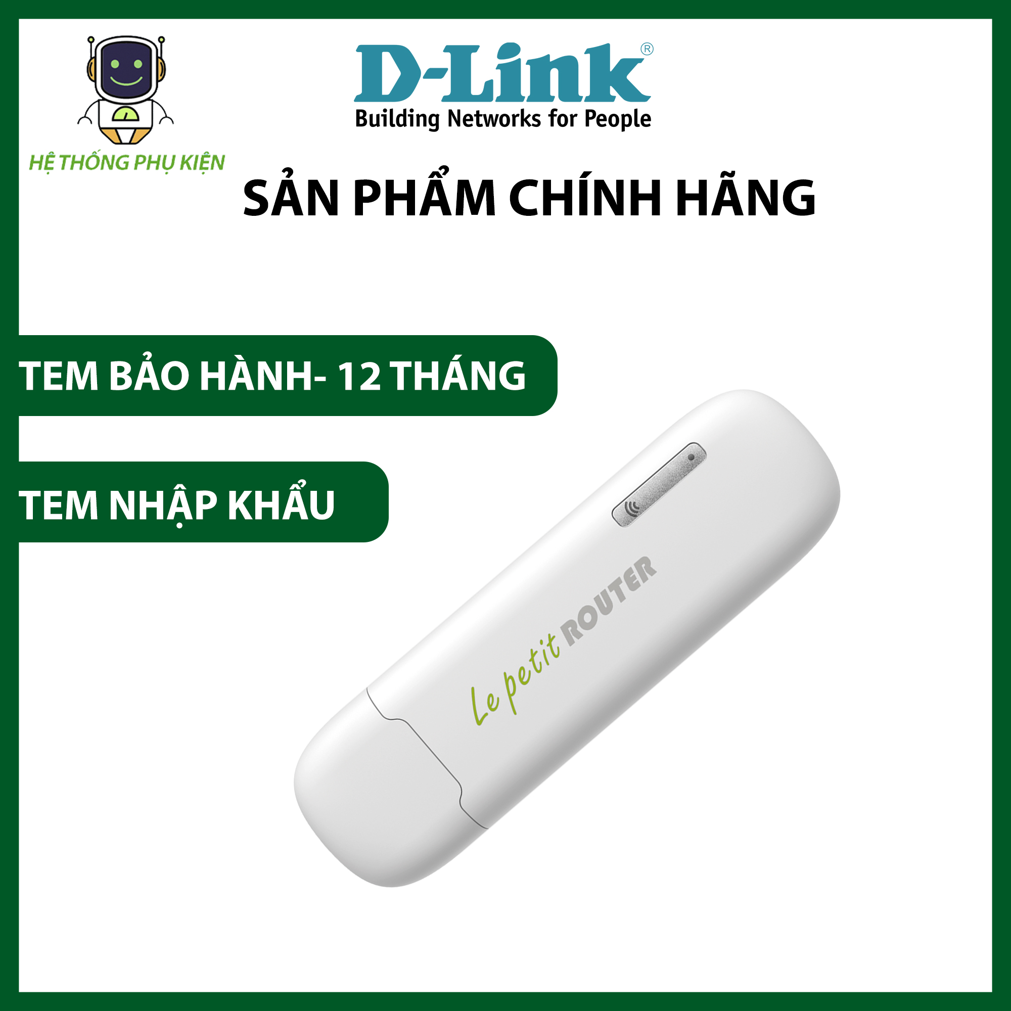 Bộ Phát Sóng Wifi Từ Sim 3G/4G D-Link DWR-710- Hàng Chính Hãng