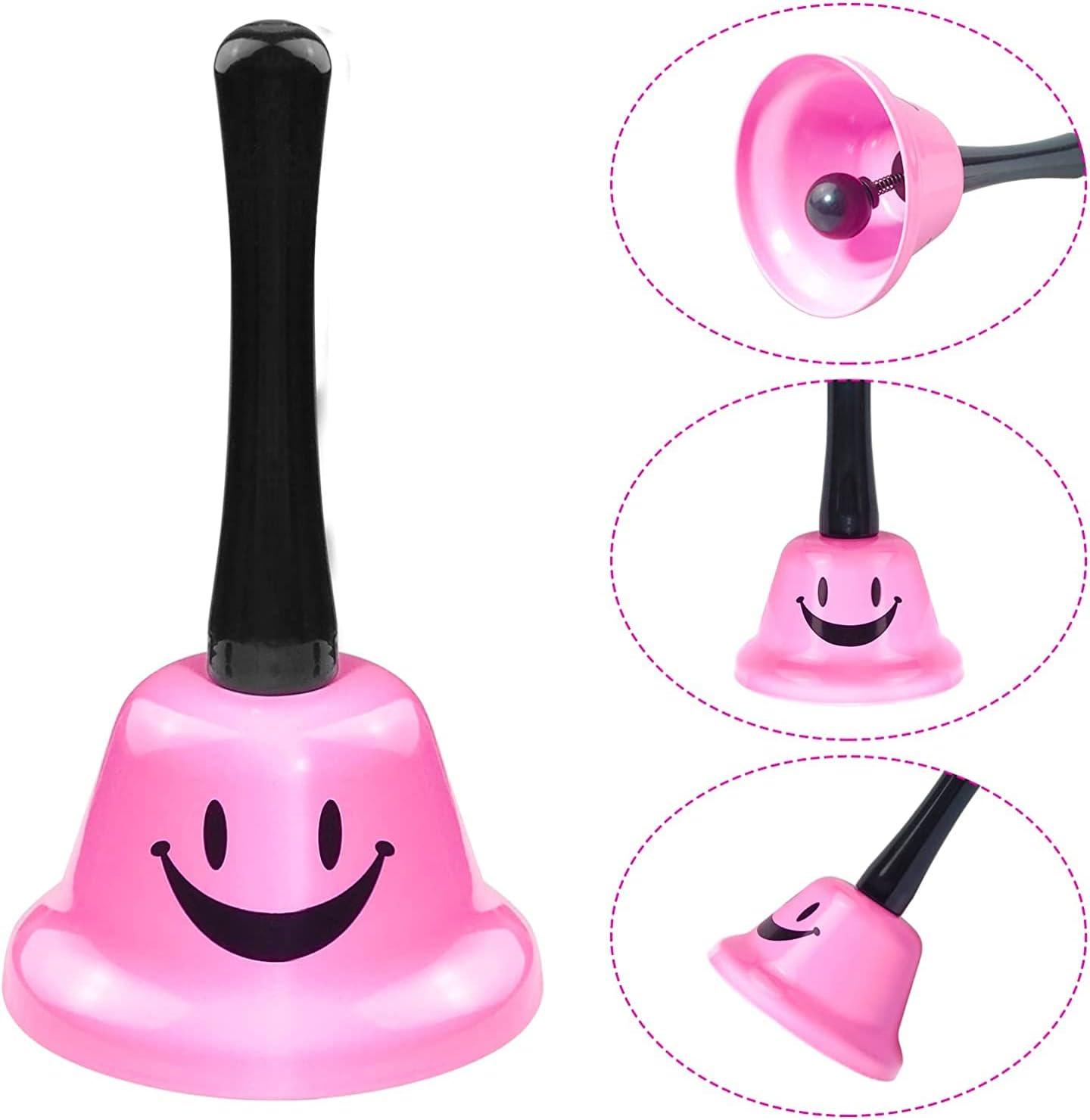 Chuông bàn 3 chiếc Chuông tiếp tân, Chuông bàn kim loại Mô hình nụ cười Chuông tay Chuông bàn cho Lễ tân khách sạn, Quán bar, Nhà bếp, Trường học, Nhà hàng, Trường Cao đẳng và Nhà kho