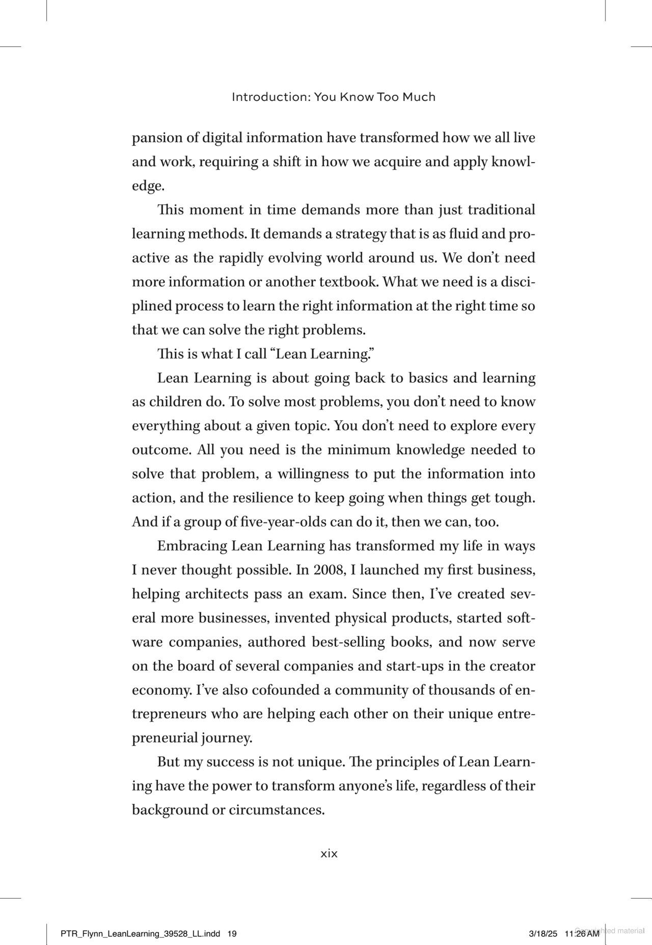 Sách ngoại văn: Lean Learning - How To Achieve More By Learning Less