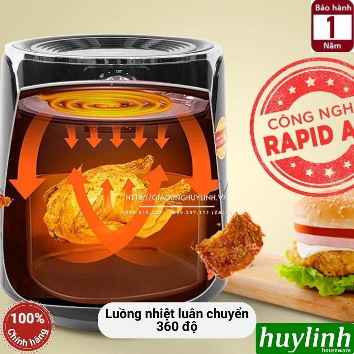 Nồi chiên không dầu Magic Korea A801 - Dung tích 6 lít - Công suất 1800W - Hàng chính hãng