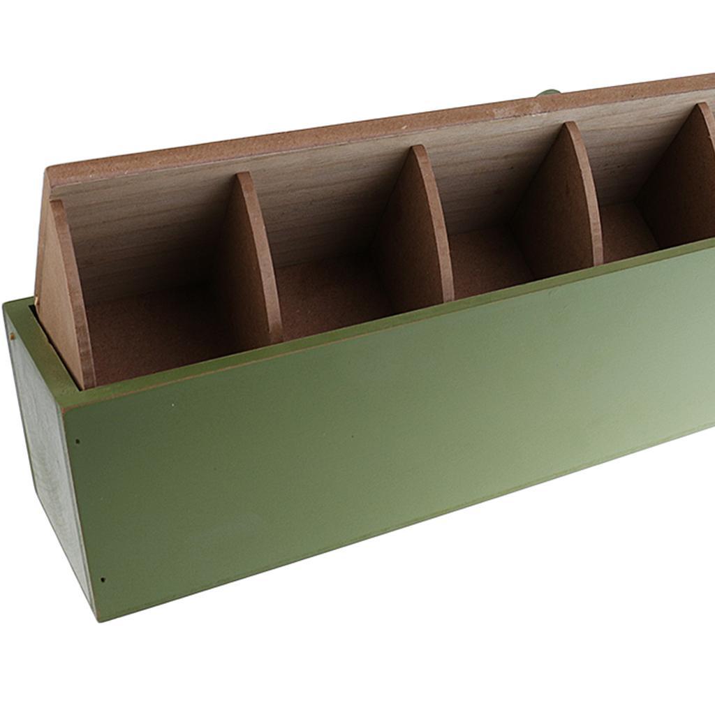 Wooden Desktop Makeup Storage Box Organizer Jewelry Storage Holder