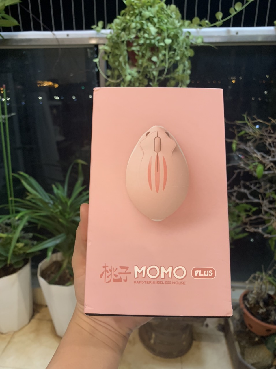 Chuột Không Dây Akko Hamster MoMo Plus 2021 Màu Hồng - Hàng Chính Hãng