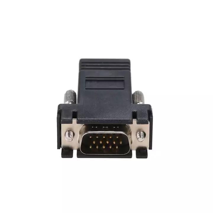 2 Đầu chuyển đổi VGA sang cáp mạng RJ45 CAT5 CAT6-30M