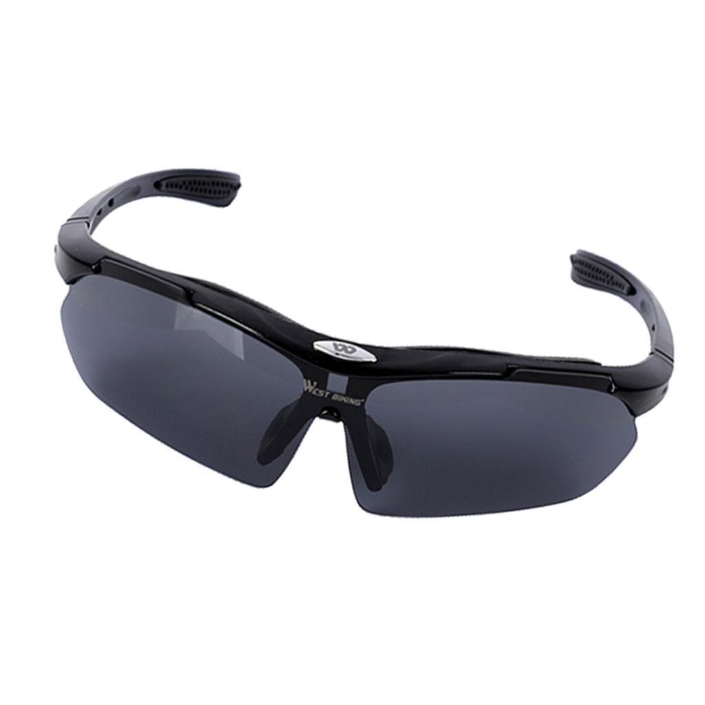 Cycling Glasses Sports Fishing UV400 Sunglasses Goggles with Case