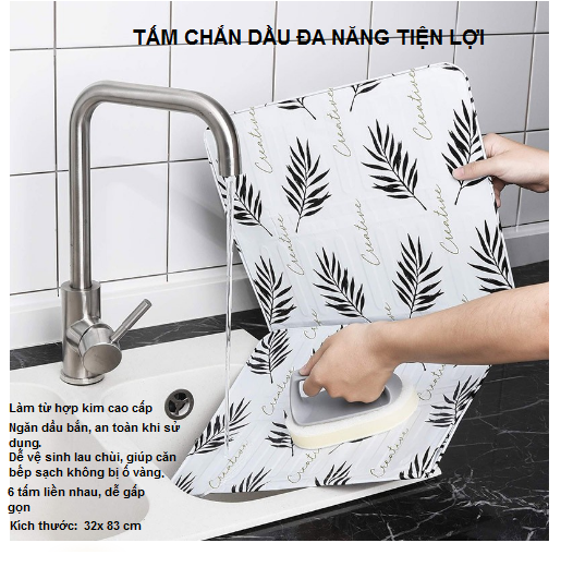 TẤM CHẮN DẦU ĐA NĂNG HOẠT HÌNH TIỆN LỢI AN TOÀN KHI SỬ DỤNG