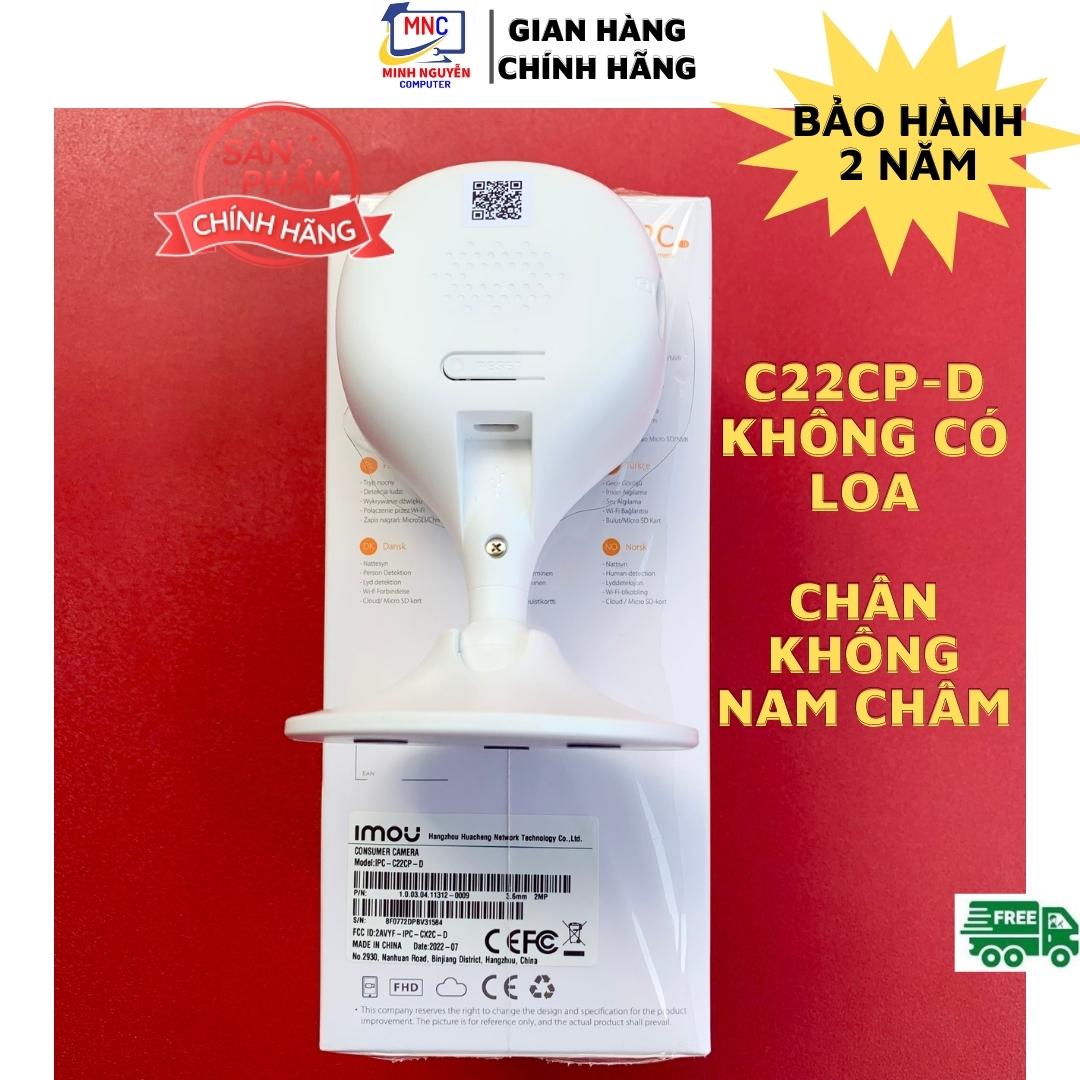 Camera Wifi Imou Cue 2E IPC-C22SP 2Mpx -Mẫu Mới 2022 - Hàng Chính Hãng