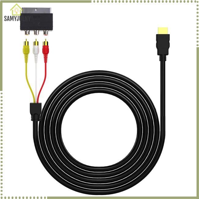 Cáp Chuyển Đổi Hdmi Sang 3rca Av 5v Nhỏ Gọn Tiện Dụng Cho Gia Đình