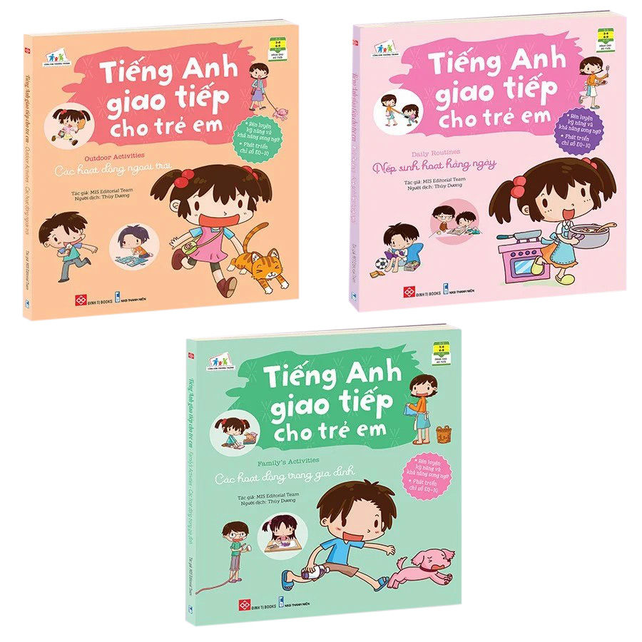 Combo 3 Tập - Tiếng Anh Giao Tiếp Cho Trẻ Em